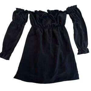 Stone Cold Fox Off The Shoulder Long Sleeve Mini Dress XS/S NWOT